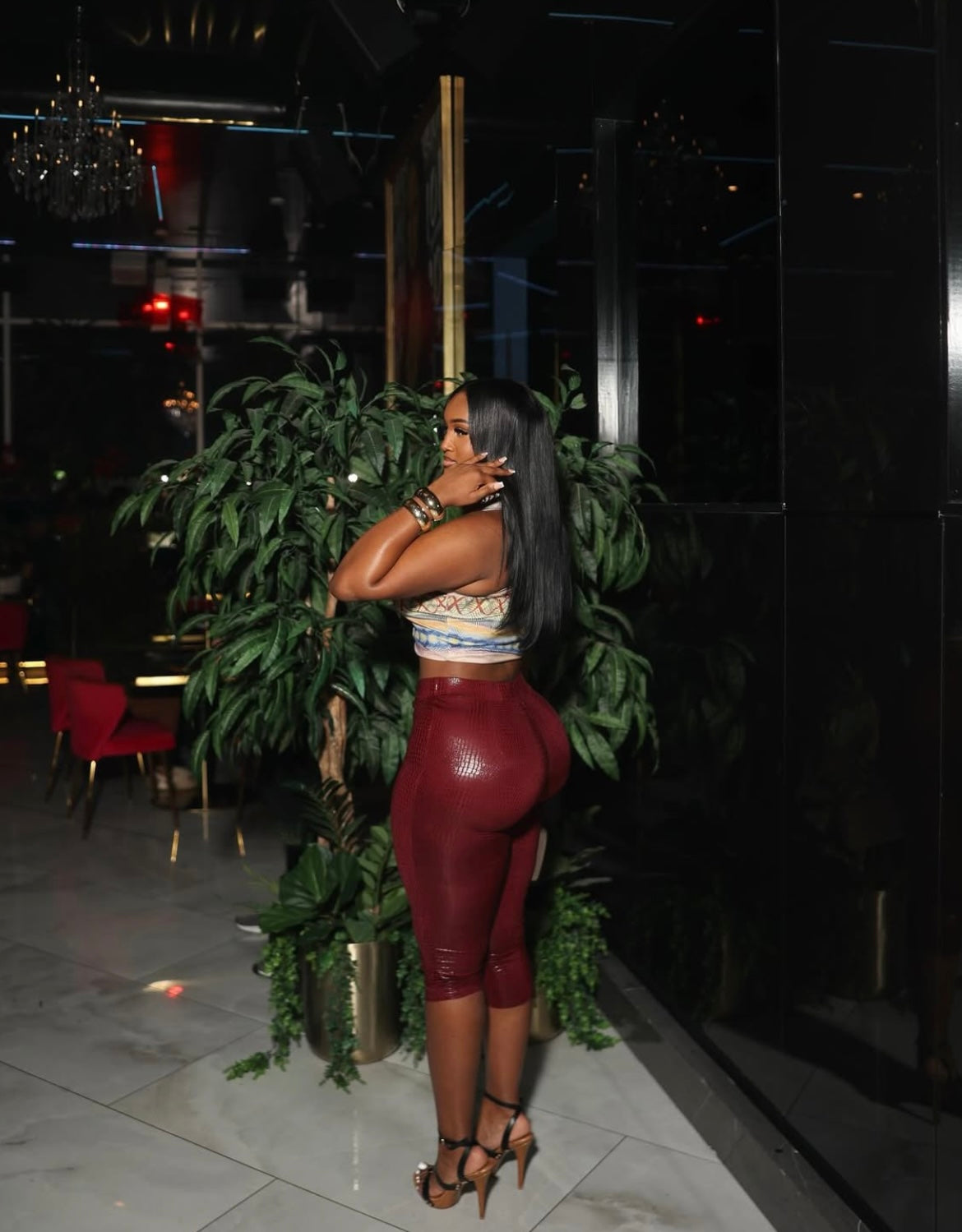 Cherry Skin Capris