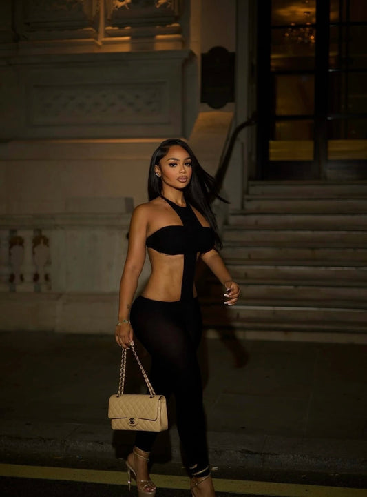 Cross Body Jumpsuit